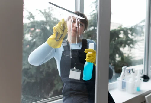 Nettoyage de vitres intérieures et extérieures à Vallères